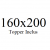 160x200+Topper Inclus